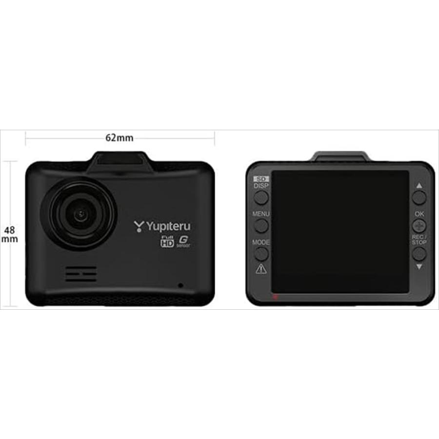 ユピテル DRY-ST1250c ドライブレコーダー 1カメラ FULL HD HDR G