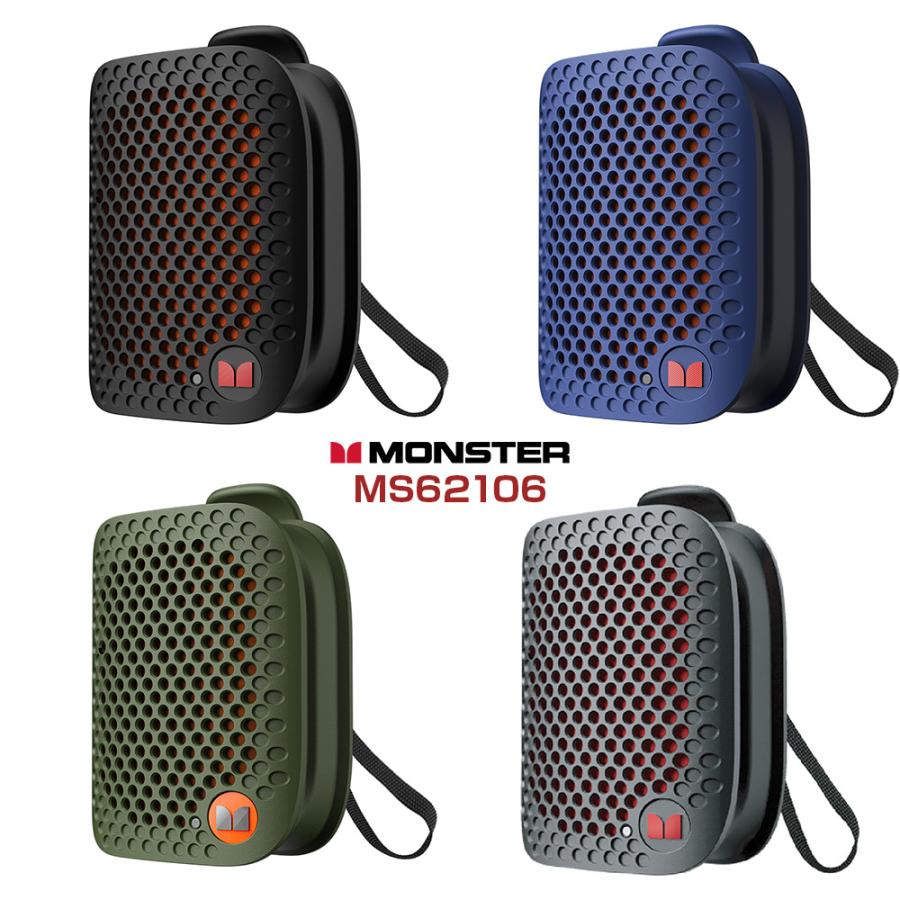 MONSTER ブラスターマイクロ ブルー MS62106 クリップ式 Bluetooth