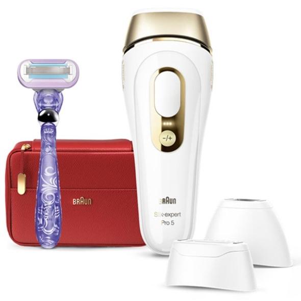 ブラウン PL-5268 IPL脱毛器 ホワイト&ゴールド BRAUN（ブラウン） PL-5268 家庭用 光美容器 IPL シルクエキスパート