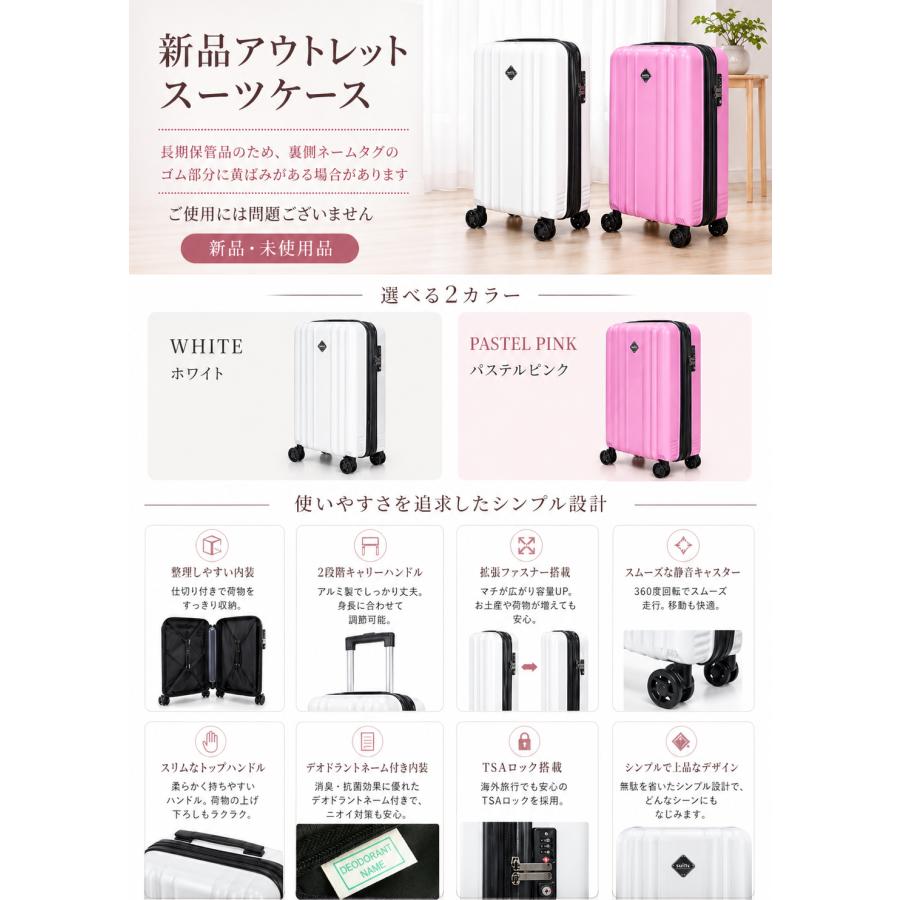 決まりました。新品、未使用 キャリーケース 訳あり大特価 新品アウトレット スーツケース キャリーケース