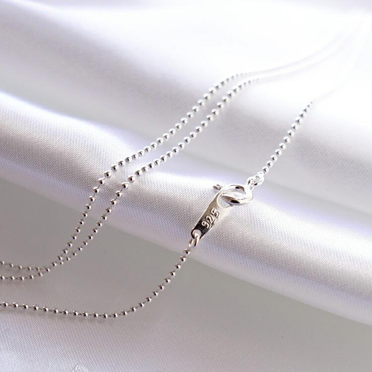 50cm シルバー ボールチェーン】ネックレス チェーン シルバー925