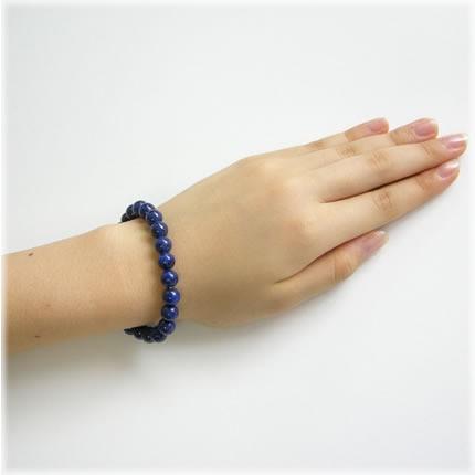 パワーストーン ブレスレット ラピスラズリ 一連ブレスレット シンプル