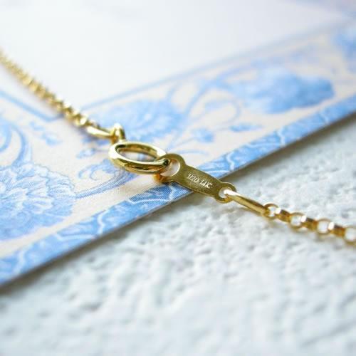 最大83％オフ！ チェーン ４０cm K14GF ロールチェーン 40cm 14金