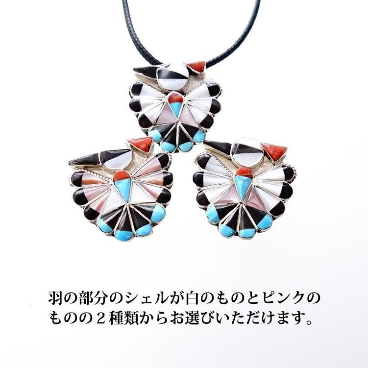 インディアンジュエリー サンダーバード 精霊の鳥 2WAY ペンダント