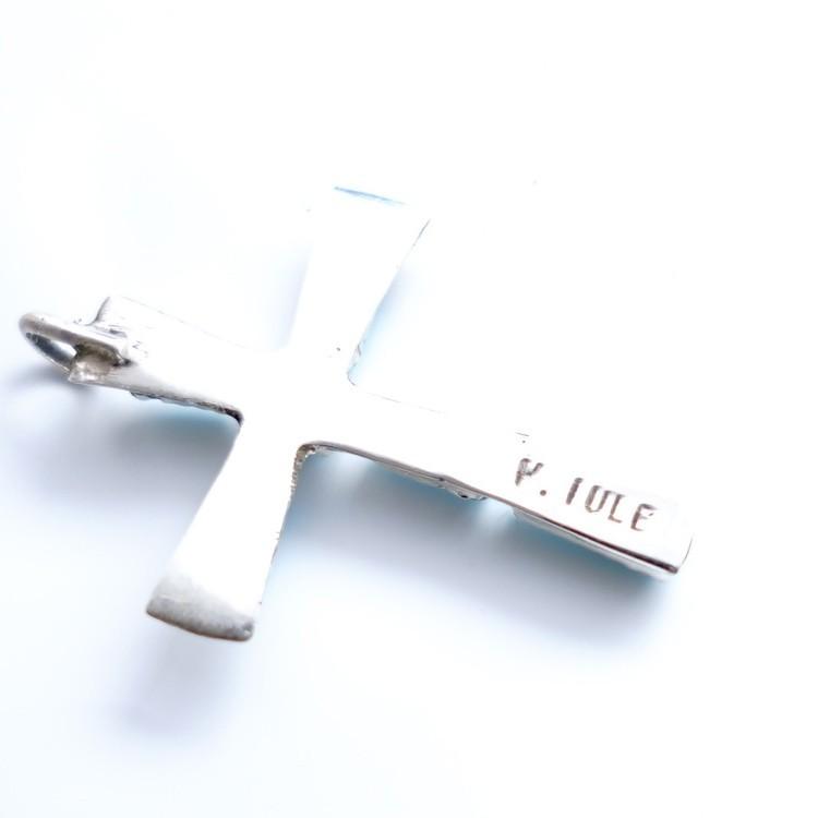 インディアンジュエリー ターコイズ ズニ族 トルコ石 十字架 クロス