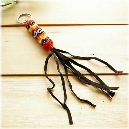 インディアンジュエリー キーホルダー ネイティブアメリカンによる