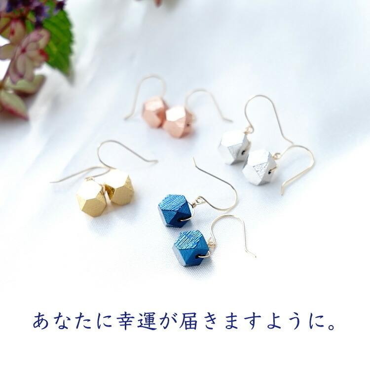 ピアス イヤリング 天然石 天然石 ピアス K18 18金 神聖幾何学 ギベオン隕石 隕石 フックピアス