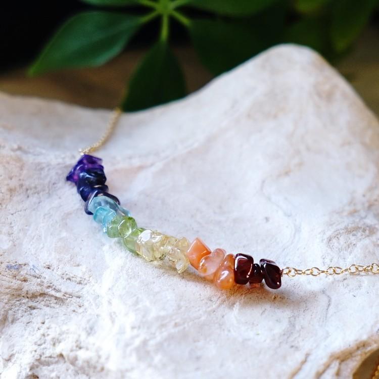 14kgf パープルカルセドニーガーネット