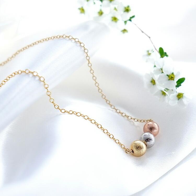 天然石 ペンダント 14KGF ギベオン隕石 3カラー 3粒 隕石 宇宙 開運