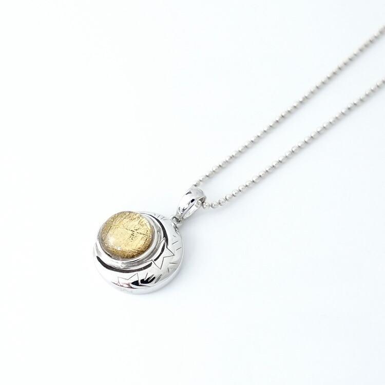 天然石 ペンダント SV925 ギベオン隕石 3色から選べる！ 隕石 星