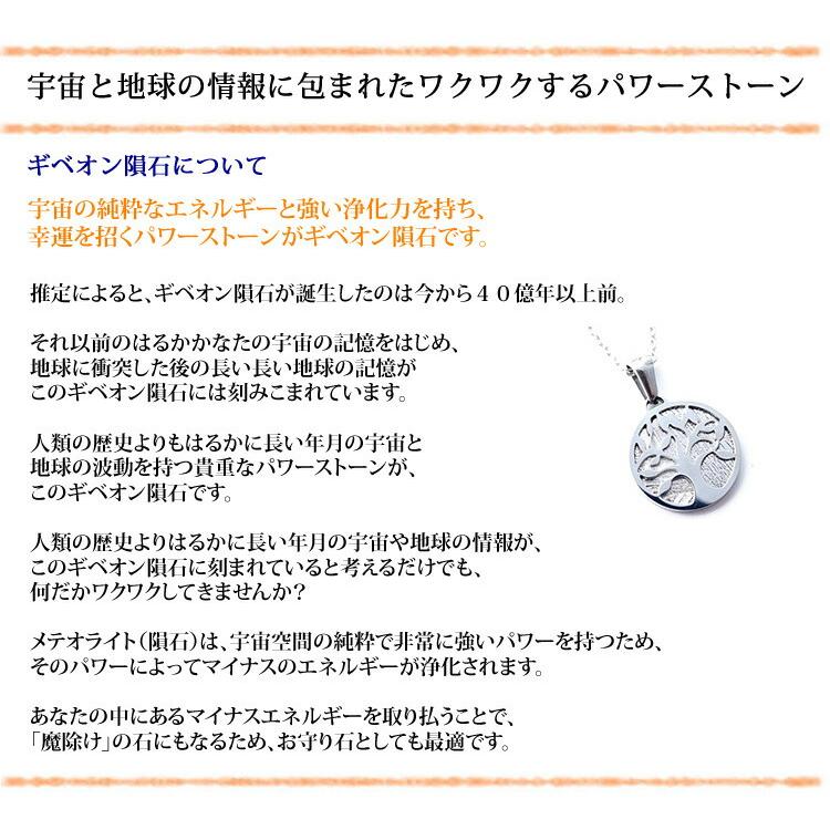 天然石 ペンダント SV925 ギベオン隕石 4カラー 生命の樹 モチーフ