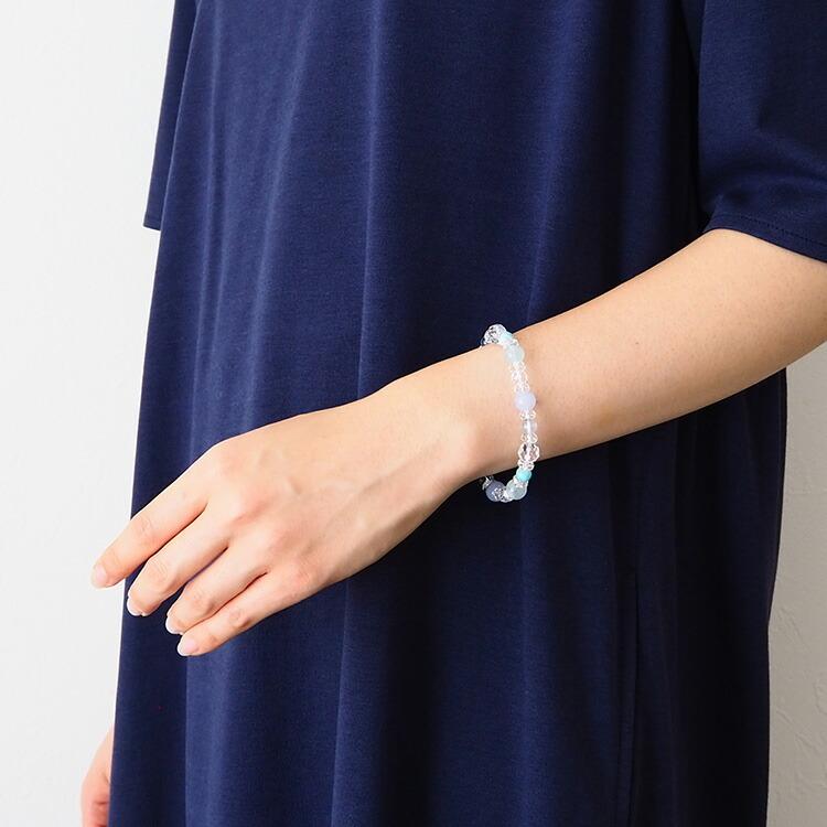 パワーストーン ブレスレット 高品質 3A ラリマー ブルートパーズ