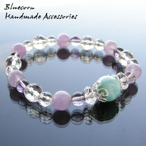 高品質++]アメジストブレスレット（約11.5mm玉） - 埼玉県吉川市の天然石専門店・水晶パワーストーン通販 Infonix（インフォニック） パワーストーン ブレスレット 11ｍｍ 高品質 癒し ラリマー アメトリン アメジスト 紫水晶 レディース ブレスレット 天然石 おしゃれ ギフト プレゼント