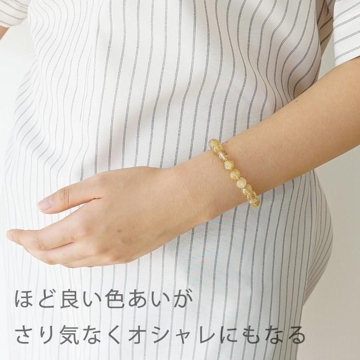 天然石 ブレスレット 高品質（５A）ゴールデンルチルクォーツ 金運 強運 幸運 願望達成 可愛い おしゃれ メンズ レディース ギフト パワーストーンの画像