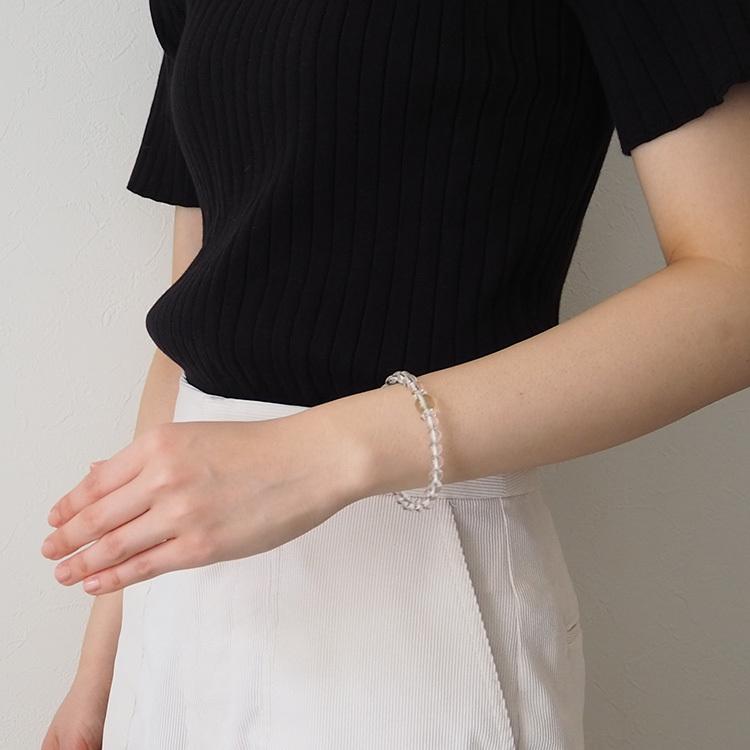 天然石 ブレスレット 大粒 最高級品質 リビアングラス ヒマラヤ水晶 イエロー 宇宙 メンズ レディース おしゃれ ギフト パワーストーン プレゼントの画像