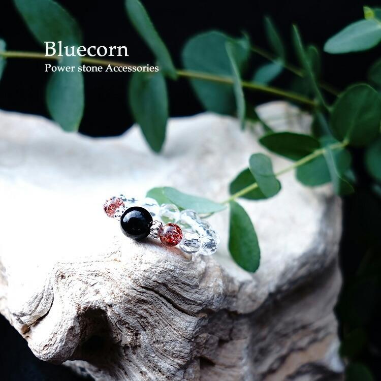 天然石 リング 指輪 モリオン黒水晶 スーパーセブン 水晶 5号〜15号