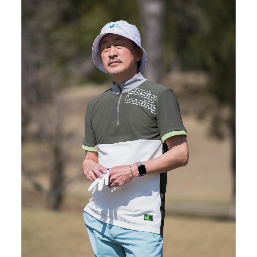Design Tuning ハーフジップ メンズ モックネック ゴルフウェア