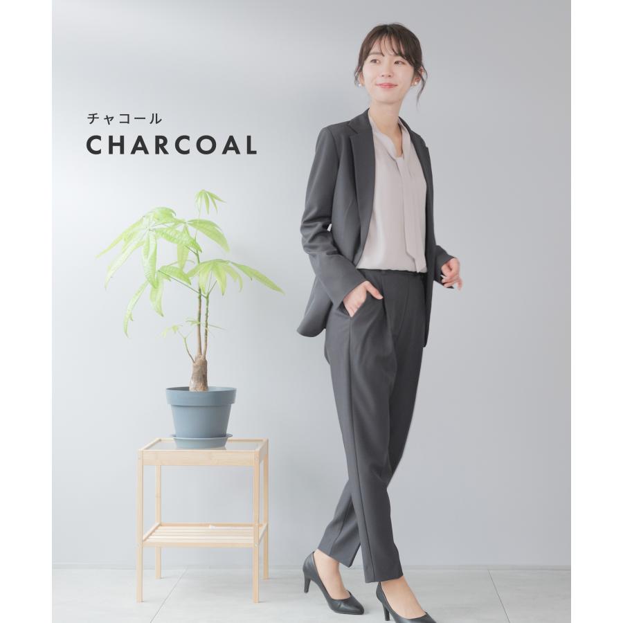 スーツ レディース 洗える セットアップ パンツスーツ ストレッチ ノー
