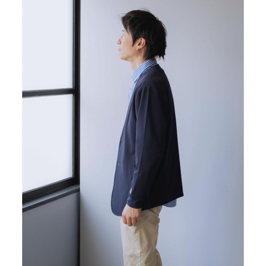 新品　AFFINITE&BELL /アフィニテ&ベル ノーカラージャケット ELLE PLANETE カーディガン メンズ 春 ノーカラージャケット 40