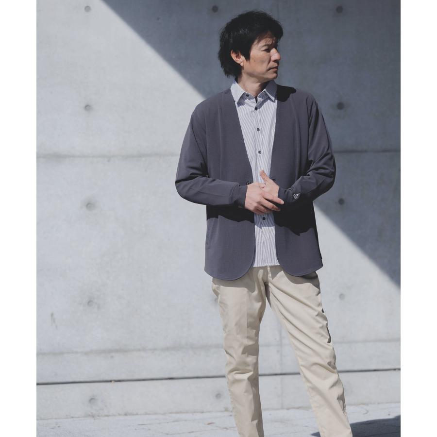 ELLE PLANETE（エルプラネット） カーディガン メンズ 春 ノーカラー