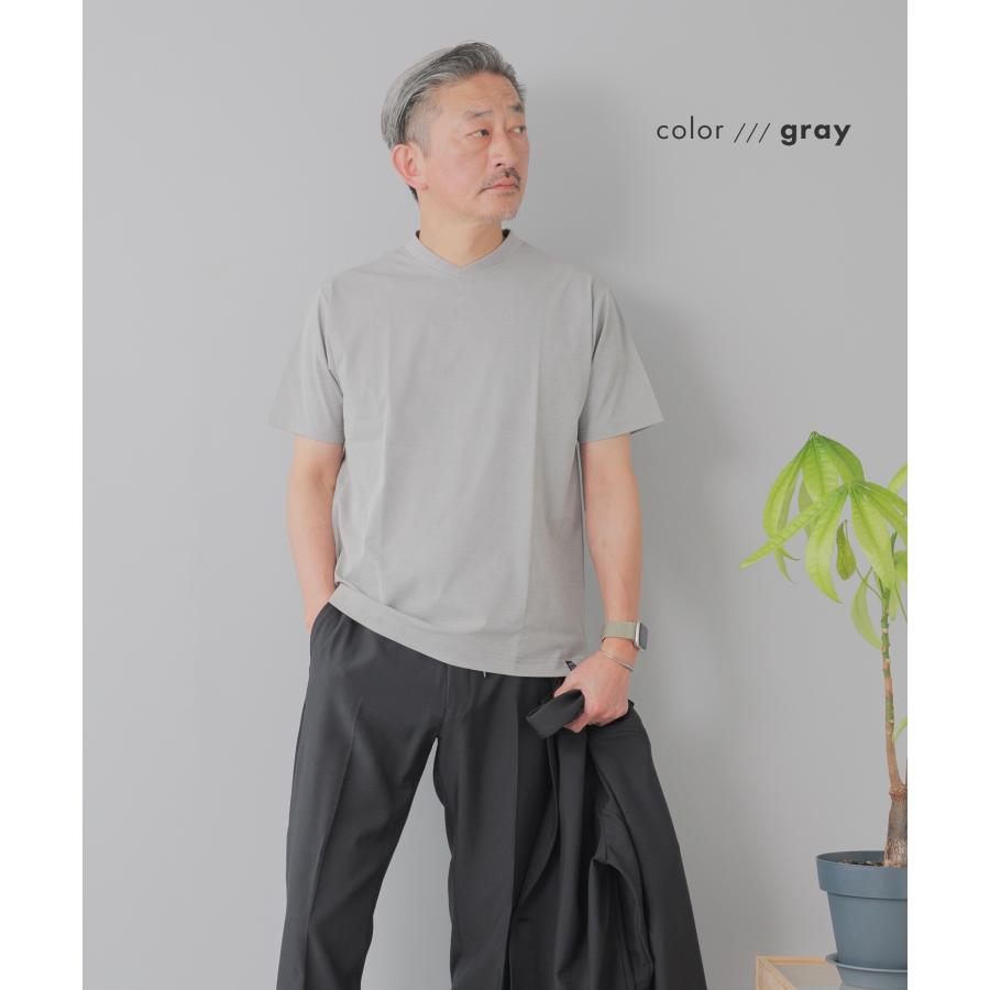 AWC Tシャツ メンズ 半袖 ジャケットTシャツ Vネック 吸水速乾 接触冷