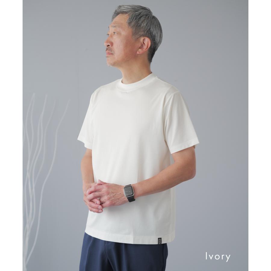 AWC Tシャツ メンズ 半袖 ブランド モックネック ジャケットTシャツ