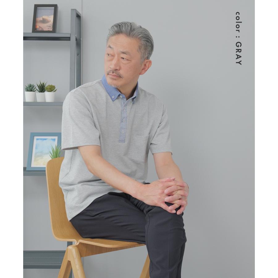 ポロシャツ メンズ 半袖 60代 50代 70代 速乾 冷感 涼しい ゴルフ