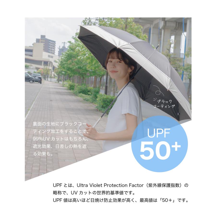 長傘 晴雨兼用 傘 雨傘 レディース バイカラー 8本骨 日傘 UVカット
