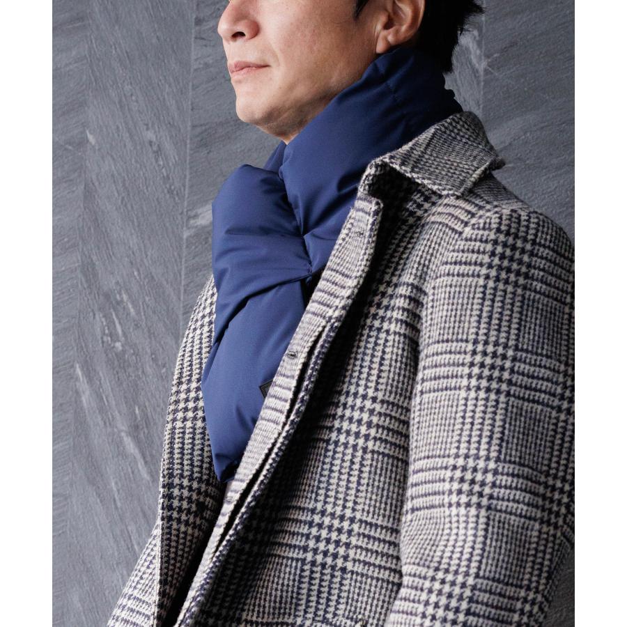 ハリスツイード コート メンズ ステンカラー ウール ビジネス ミドル丈  