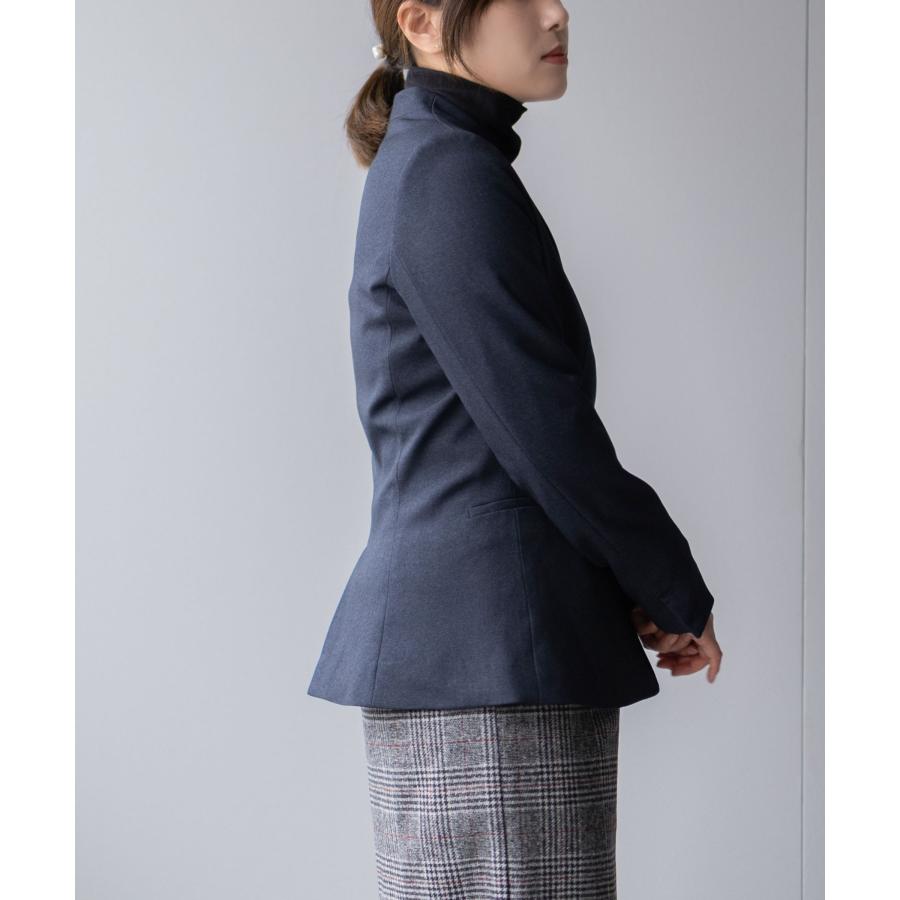 スーツ レディース セットアップ パンツ ノーカラージャケット