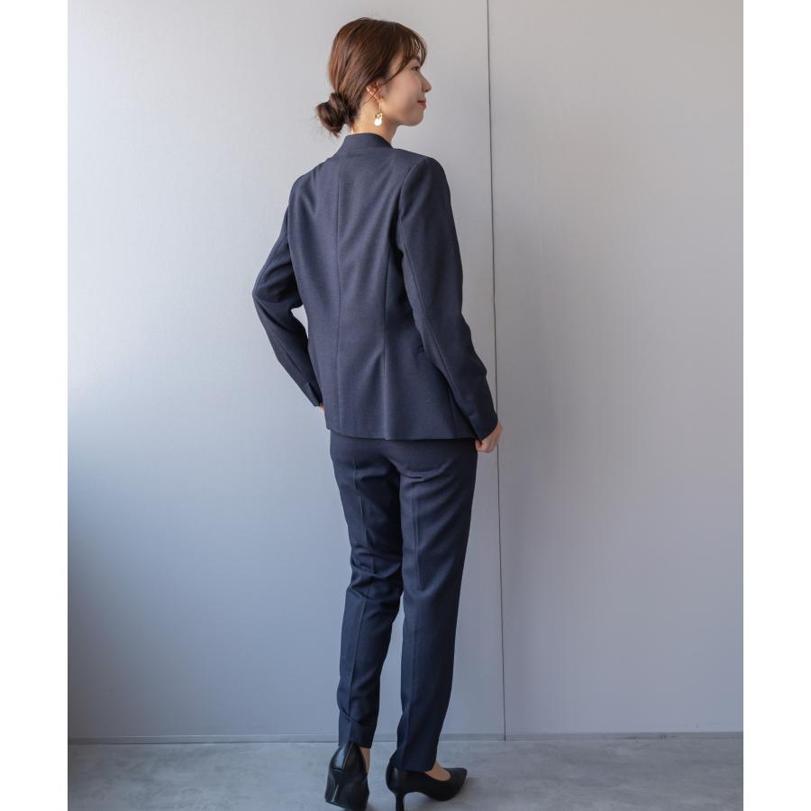 PLST ノーカラー パンツスーツ ダークブルー紺 S セレモニー フォーマル 楽天市場】【10%OFFクーポン対象商品】【ストレッチ】レディース