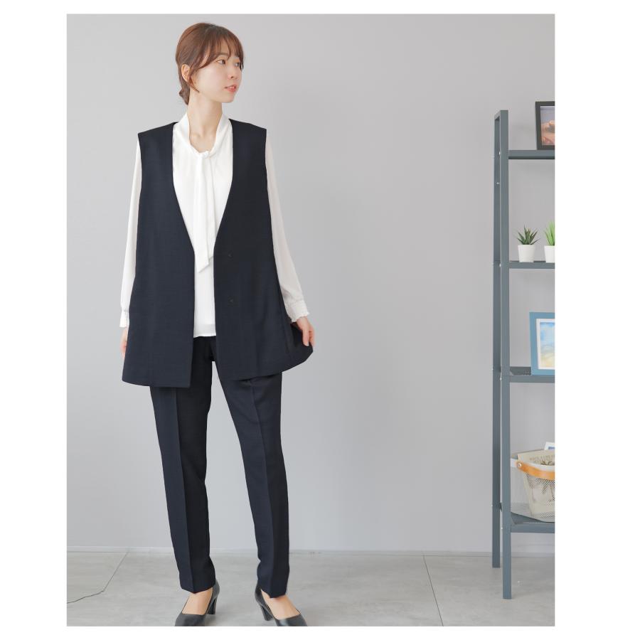 セットアップ ジレ ベスト パンツスーツ レディース スーツ パンツ