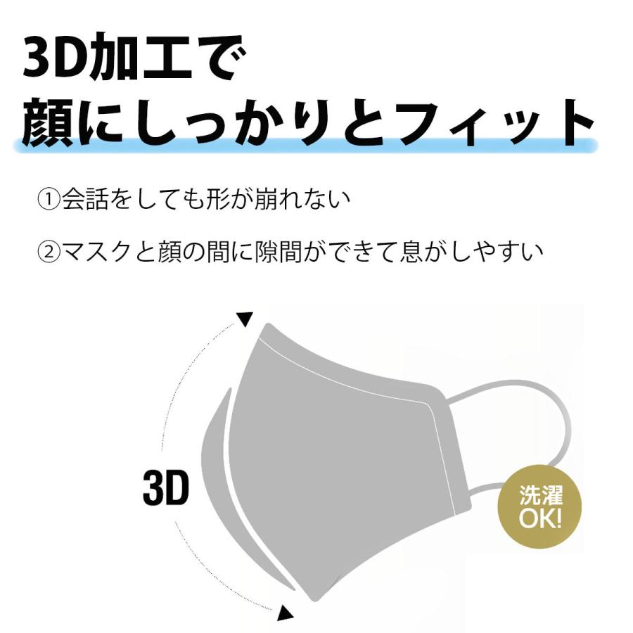 マスク メンズ ブラック 日本製 洗える 3d ビジネス セット おしゃれ