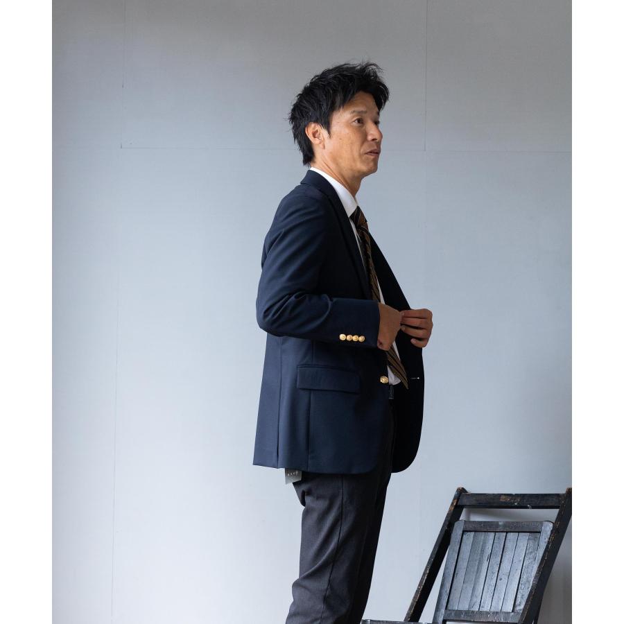POLO BCS 紺ブレ メンズ ストレッチ ジャケット 金ボタン 秋 春 POLO BCS 紺ブレ メンズ ストレッチ ジャケット 金ボタン 秋 春