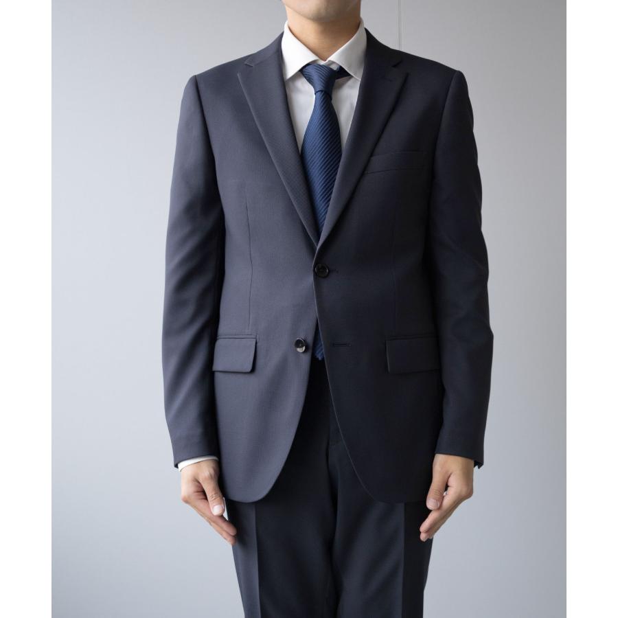 スーツ メンズ 洗える リクルートスーツ 無地 黒 紺 ネイビー ブラック