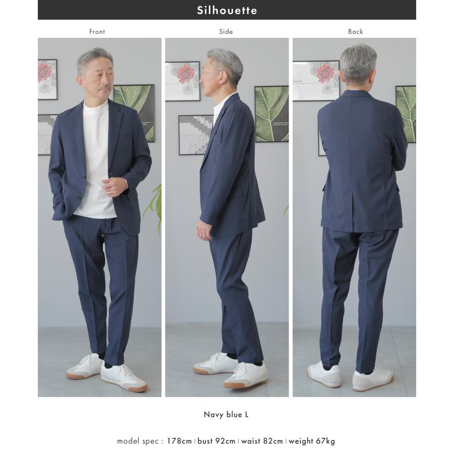 AWC セットアップ メンズ スーツ カジュアルスーツ ジャケット