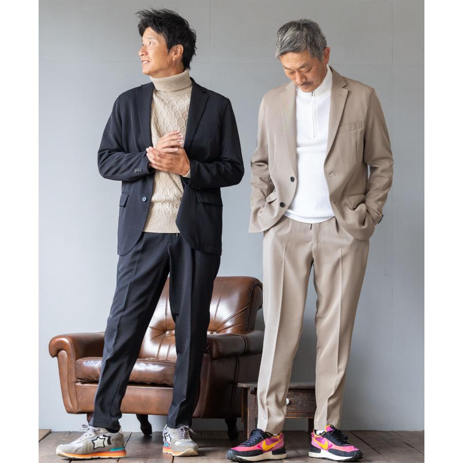 AWC セットアップ メンズ スーツ 春 カジュアルスーツ 夏 洗える