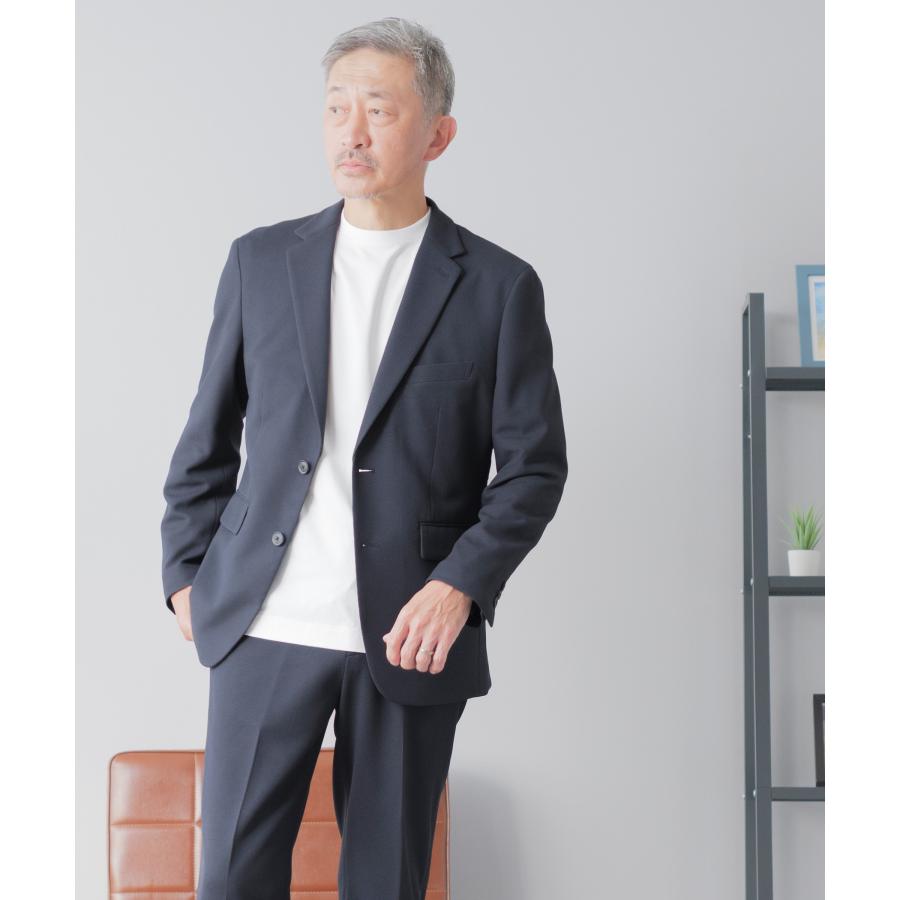 AWC セットアップ メンズ スーツ カジュアルスーツ 冬 バーズアイ