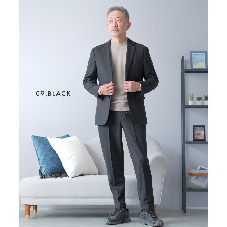 AWC セットアップ メンズ スーツ カジュアルスーツ 冬 バーズアイ