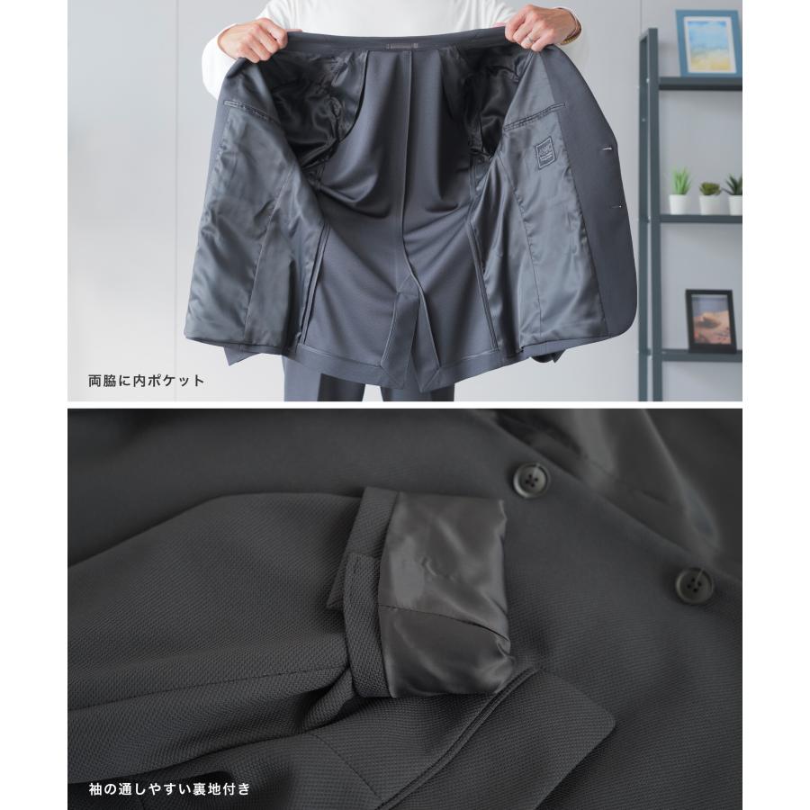 AWC セットアップ メンズ スーツ カジュアルスーツ 冬 バーズアイ