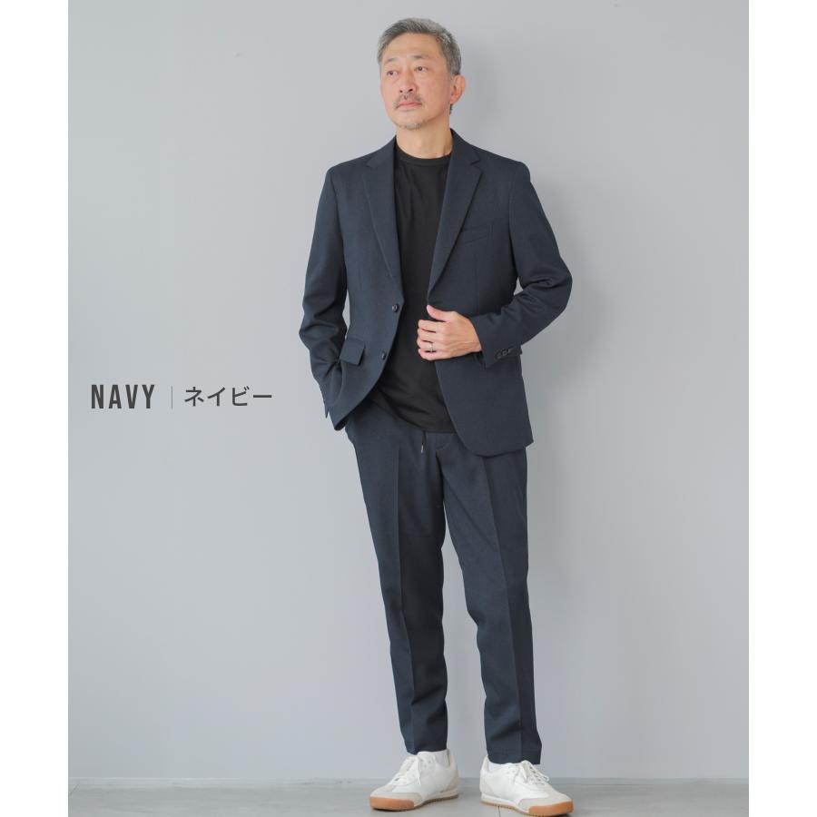 AWC セットアップ メンズ スーツ ブランド 洗える ピンヘッド 防シワ