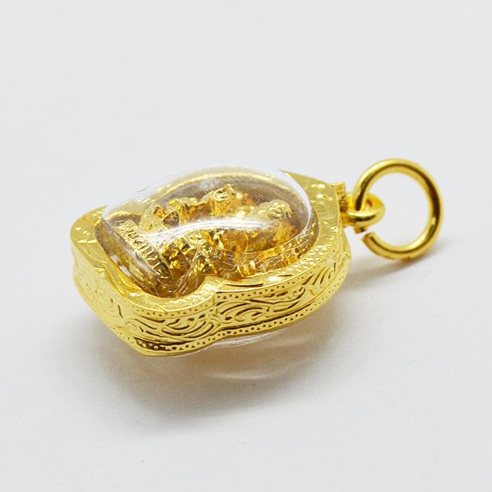 プラクルアン ガネーシャ ミニ 金 ゴールド チャーム お守り タイの