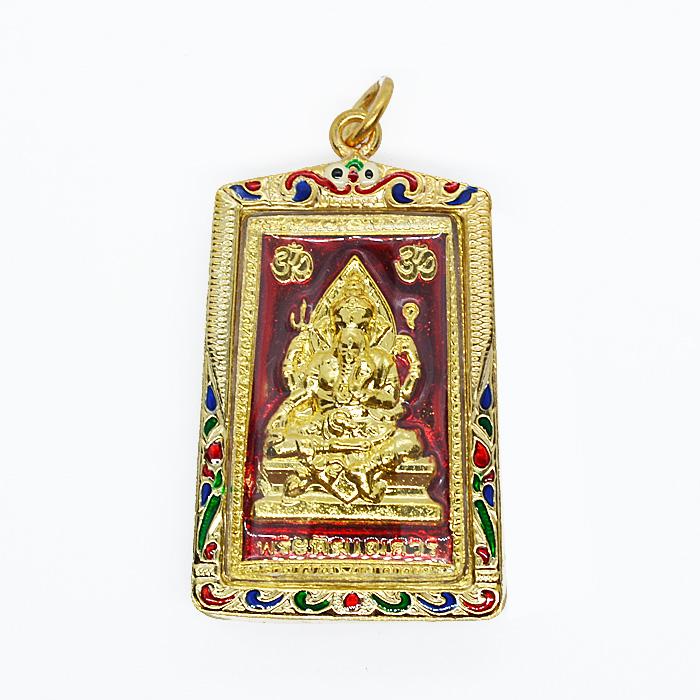 プラクルアン ガネーシャ 人気の神様 チャーム お守り タイ ペンダント