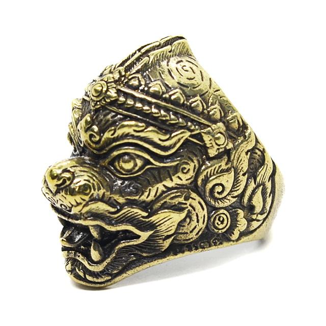指輪 ハヌマーン モック リング 猿 タイ 猿の神様 インド 真鍮 西遊記