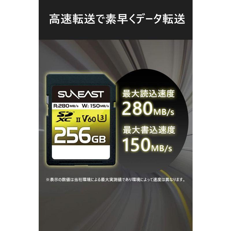 オンライン特販 SUNEAST SDXCカード UHS-II V60 最大280MB/s U3 4K UHD ULTIMATE PRO プロフェッショナル
