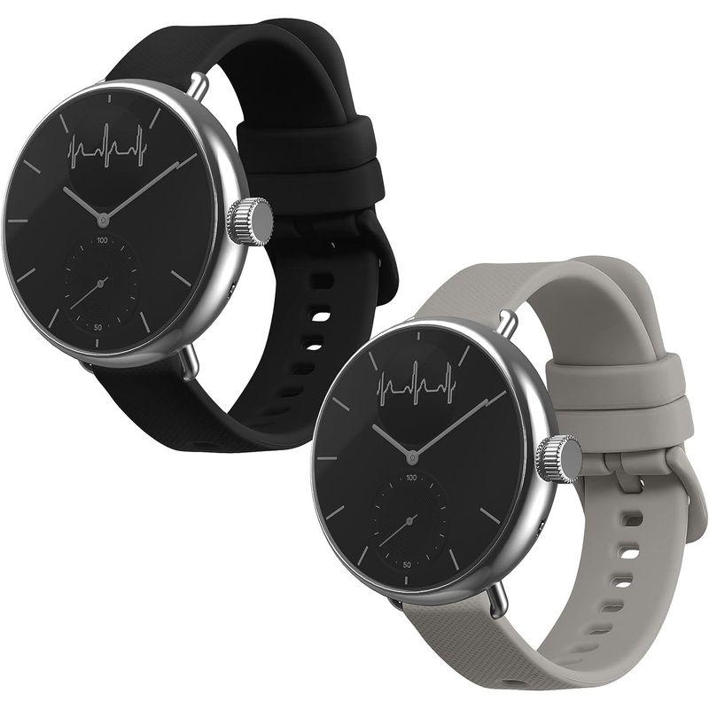 2x 交換ベルト 対応: Withings ScanWatch 38mm / Steel HR 36mm / Move ECG バンド -｜blue-lagoon925｜06