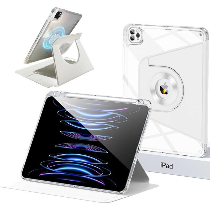 磁気吸着iPad Pro 12.9 第6/5/4世代 ケース 縦置き 分離式 360度回転式 iPad Pro12.9 2022 2021｜blue-lagoon925｜02