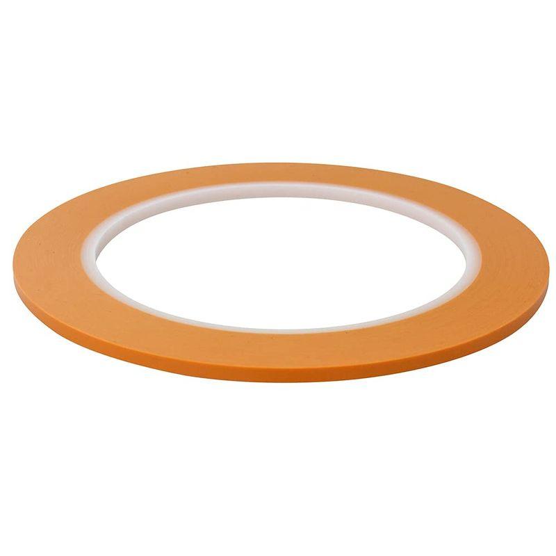 マスキングテープ 高耐熱塗装マスキングテープ (曲線用) 車両塗装養生テープ ビニール基材オレンジ 3mm 5卷｜blue-lagoon925｜04