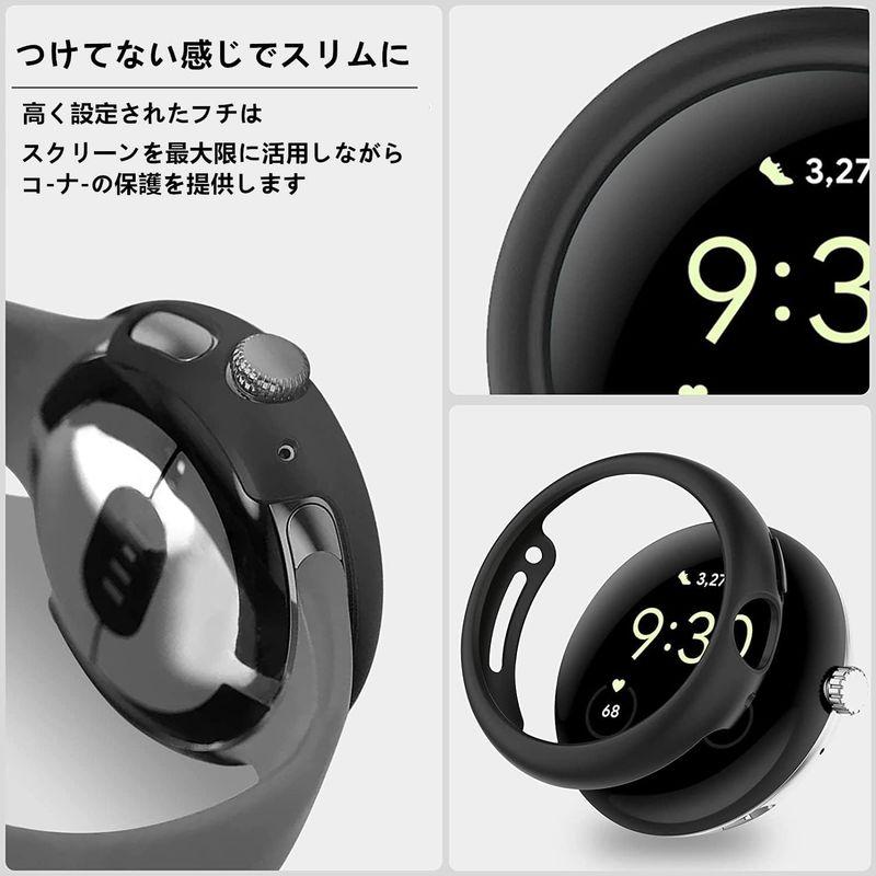 Google Pixel Watch 2 用 ケース 保護 実用 軽量 PC素材 Slim 全面保護 装着簡単 耐衝撃カバー ハードカバー｜blue-lagoon925｜05