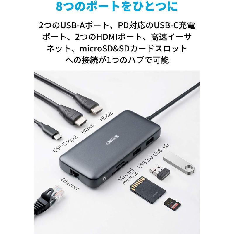 Anker PowerExpand 8-in-1 USB-C PD Media Hub/高速データ転送/充電ポート/4K HDMI出力/SD｜blue-lagoon925｜03